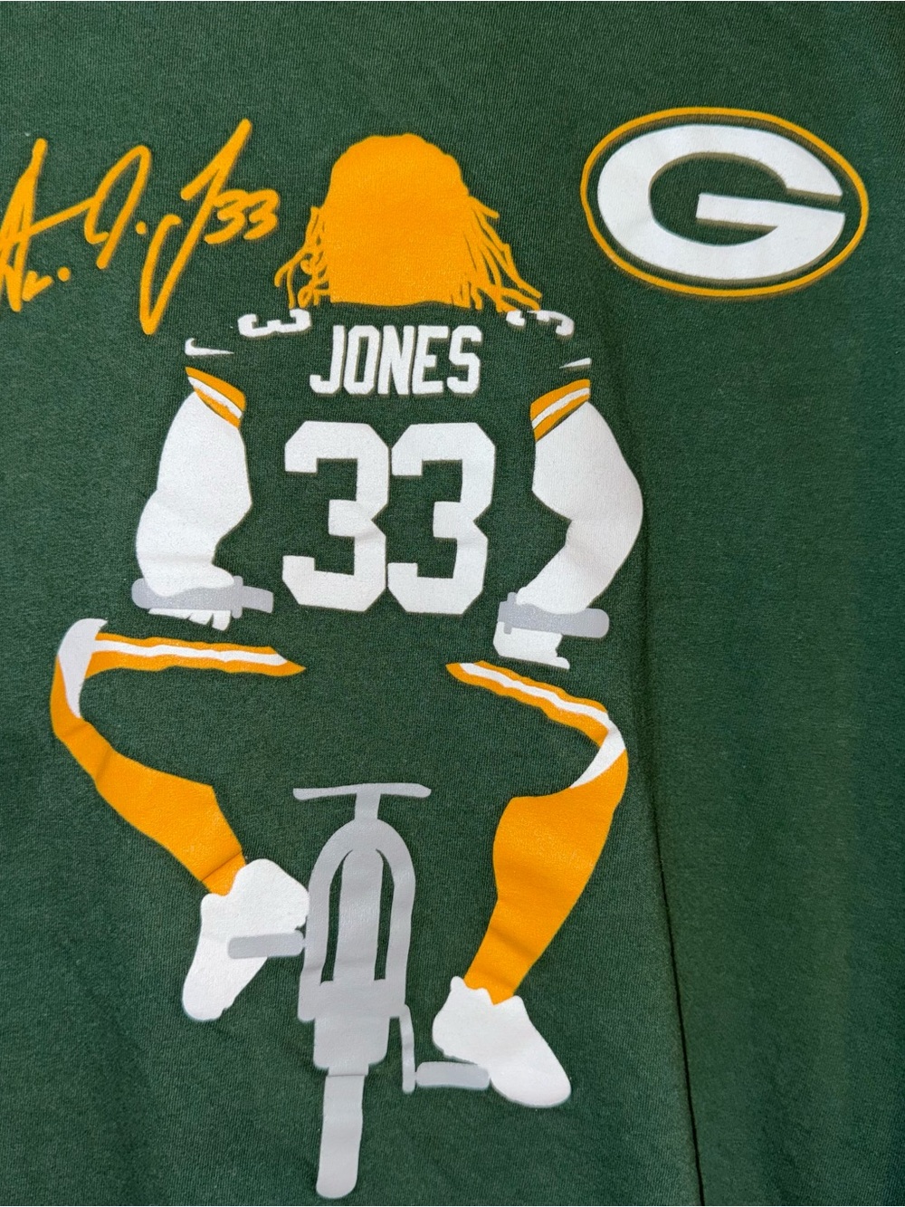 Green Bay Packers Aaron Jones Jr Nike shirt